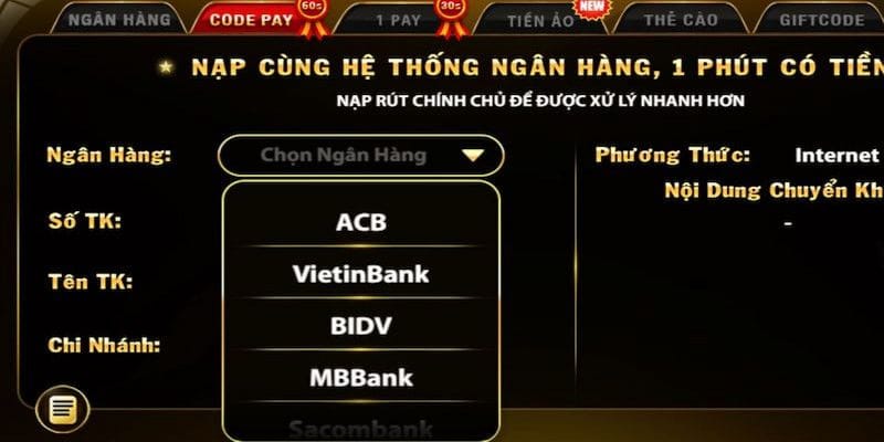 Hướng dẫn nạp tiền vào cổng game nhanh chóng nhất