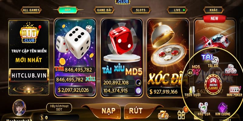 Mini games mang đến sự lựa chọn phong phú cho anh em chinh phục