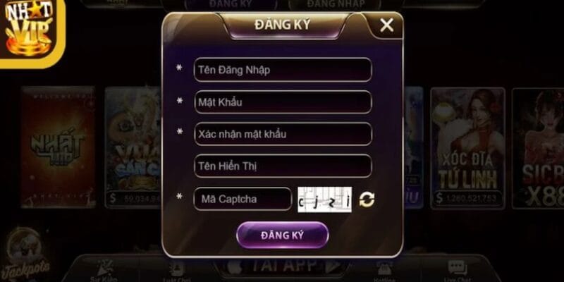 huong dan cu the tung buoc de dang ky tai khoan nhatvip