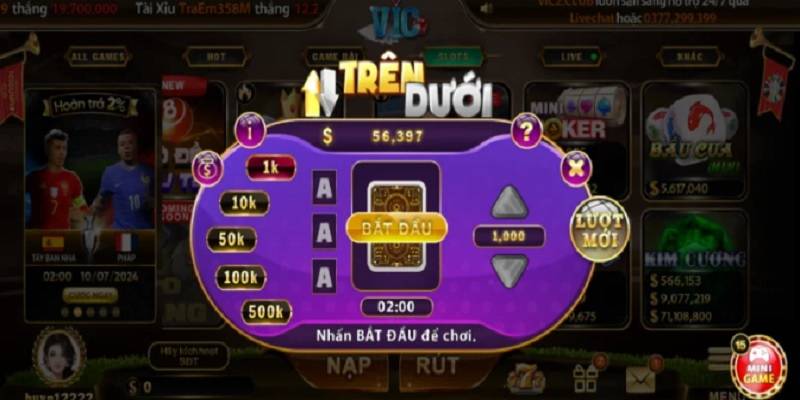 game-tren-duoi-vicclub-trai-nghiem-giai-tri
